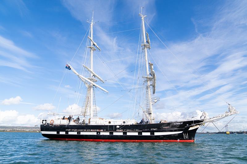 Royalist out at sea with cadets - photo © Sea Cadets