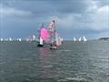Rick and Sarah Perkins pursued by Phil Emery and Julie Nuttall during the 232nd Whitstable Town Regatta &copy; Steve Gray