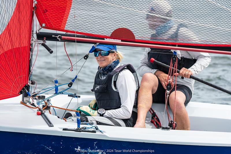 2024 Tasar World Championships at Sandringham Yacht Club Day 3: Jonathon McKee / Libby Johnson McKee photo copyright Beau Outteridge taken at Sandringham Yacht Club and featuring the Tasar class