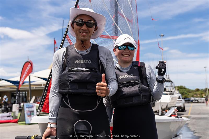 2024 Tasar World Championships at Sandringham Yacht Club Day 3: Satoshi Kami / Saori Kami - photo © Beau Outteridge