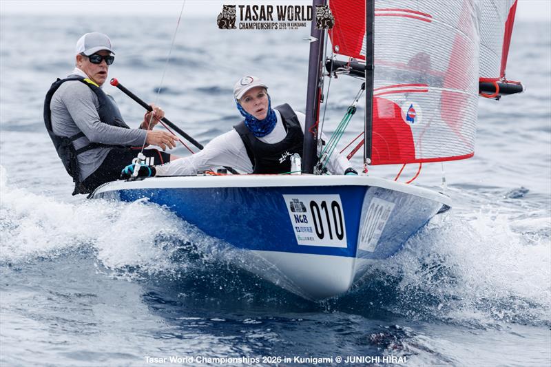 Jonathan and Libby Johnson McKee - Tasar World Championships in Japan day 1 - photo © Junichi Hirai