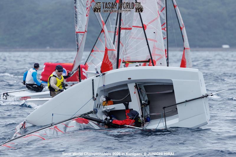 Tasar World Championships in Japan day 4 - photo © Junichi Hirai