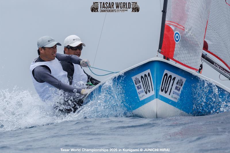 Japan's Kazuishi Ito and Yasuaki Muragishi moved up to third overall - Tasar World Championships in Japan day 4 - photo © Junichi Hirai