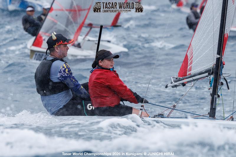 Ivy Owen is the youngest competitor at 10 - Tasar World Championships in Japan day 4 - photo © Junichi Hirai