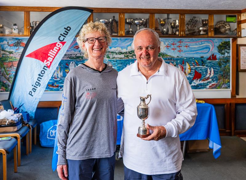 Paul and Bronwyn Ridgway finish 2nd in the Tasar UK Nationals at Paignton - photo © Tom Wild