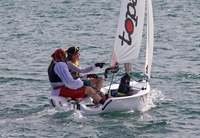 Salcombe Town Regatta Dinghy Racing 2025 photo copyright Lucy Burn taken at Salcombe Yacht Club and featuring the Topaz Taz class