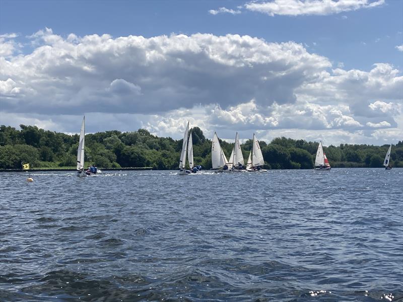 British Schools Dinghy Racing Association Finals in Norfolk photo copyright RHS taken at Norfolk Broads Yacht Club and featuring the Team Racing class