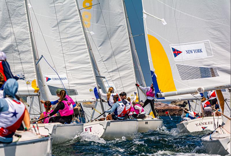 Thayer Trophy Women's Invitational Team Race photo copyright Corinthian Yacht Club taken at Corinthian Yacht Club and featuring the Team Racing class