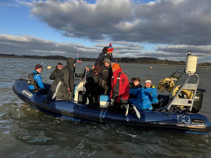 Christmas Eve Team Racing at Waldringfield - photo © Neil Collingridge