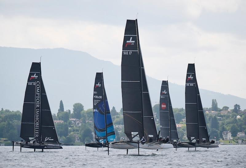 2025 TF35 Mies Grand Prix photo copyright Loris Von Siebenthal taken at Club Nautique de Versoix and featuring the TF35 class