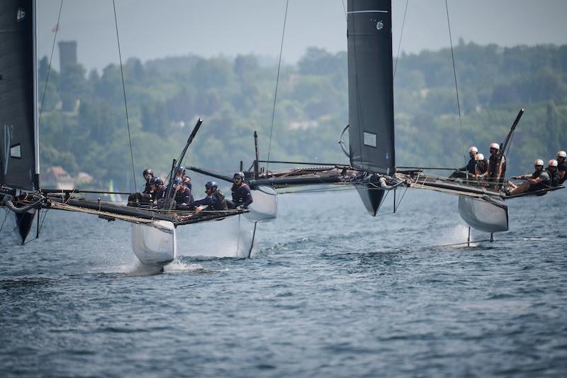 2025 TF35 Mies Grand Prix photo copyright Loris Von Siebenthal taken at Club Nautique de Versoix and featuring the TF35 class