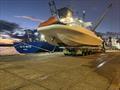 Django tender - a Catalyst 45 by Lloyd Stevenson Boatbuilders is shipped to Italy - June 2026 &copy; TNL Pindar