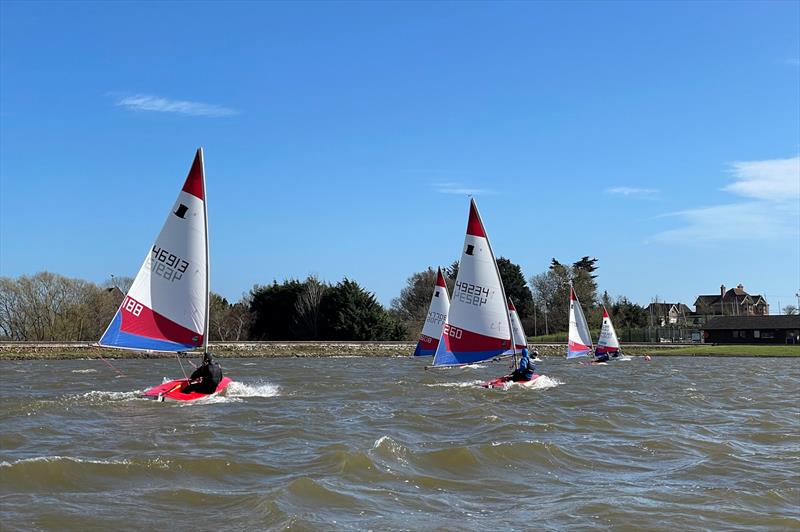 Topper SW training and Traveller at Durleigh photo copyright Tamsin Hoult taken at Durleigh Sailing Centre and featuring the Topper class