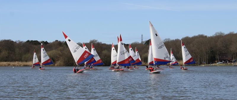 Crawley Mariners Yacht Club Topper Open photo copyright Stuart Shields taken at Crawley Mariners Yacht Club and featuring the Topper class
