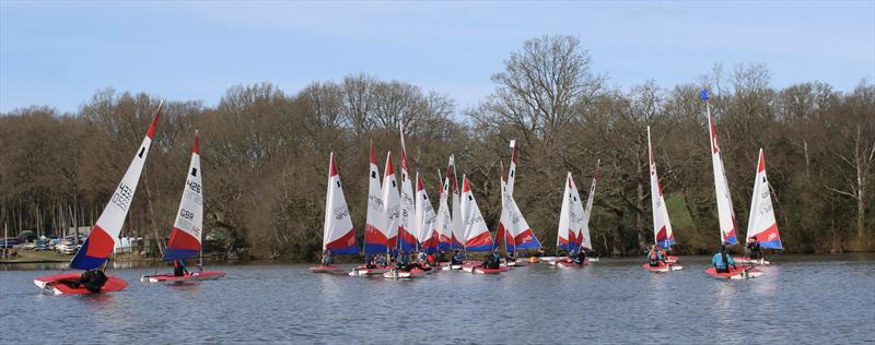 Crawley Mariners Yacht Club Topper Open photo copyright Stuart Shields taken at Crawley Mariners Yacht Club and featuring the Topper class