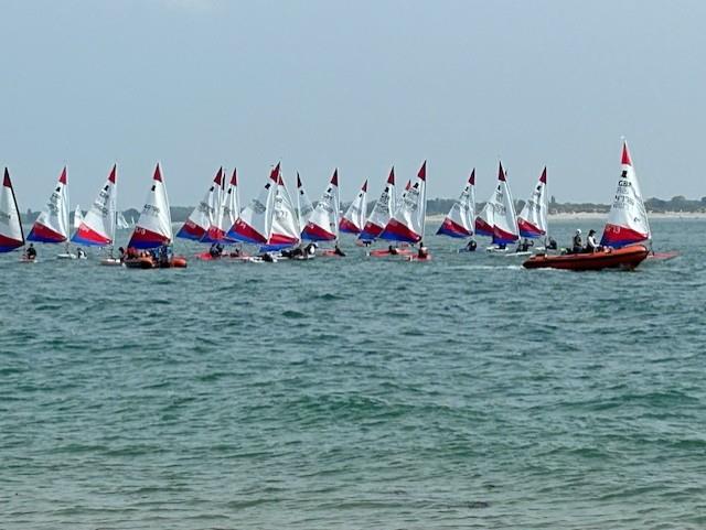 Managing the changing tides with the winds during the Topper Coaching at Hayling Island - photo © Hayley Turner