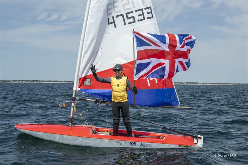Hari Clark, 5.3 World Champion - International Topper World Championships 2026 at St Pierre Quiberon, France - photo © Gérard Touren