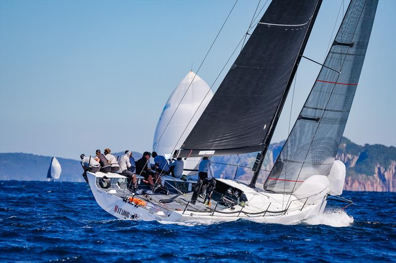 Sail Port Stephens Windward-Leeward Series Day 2 - TP52 Matador photo copyright Salty Dingo taken at Newcastle Cruising Yacht Club and featuring the TP52 class