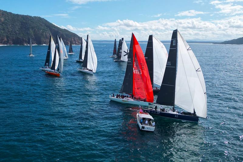 TP52 start at 2024 Sail Port Stephens Act II - Windward/Leeward - photo © Promocean Media