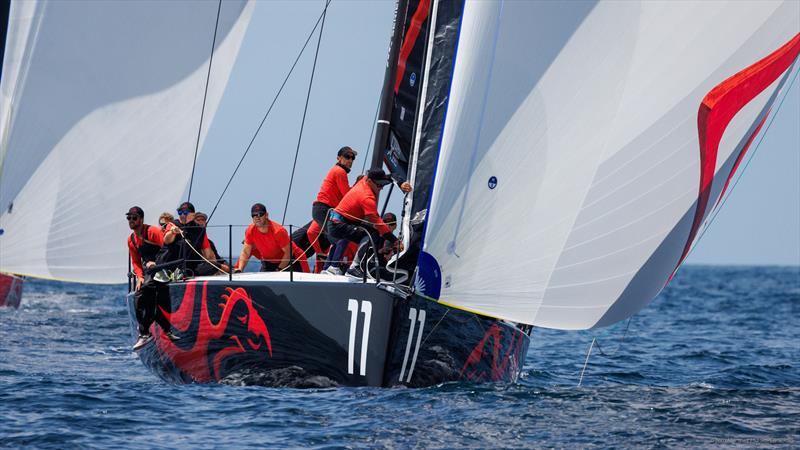 Galicia 52 Super Series Royal Cup Day 2 photo copyright Nico Martinez / 52 Super Series taken at Monte Real Club de Yates and featuring the TP52 class
