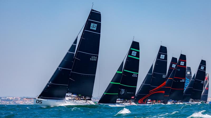Rolex TP52 World Championship in Cascais - Practice day - photo © Nico Martinez / 52 Super Series