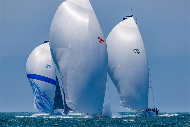 Rolex TP52 World Championship in Cascais - Practice day - photo © Nico Martinez / 52 Super Series