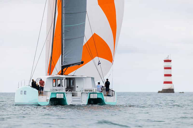 R/P Design No. 288 45' Performance Cruising Trimaran photo copyright Live Sail Die taken at  and featuring the Trimaran class