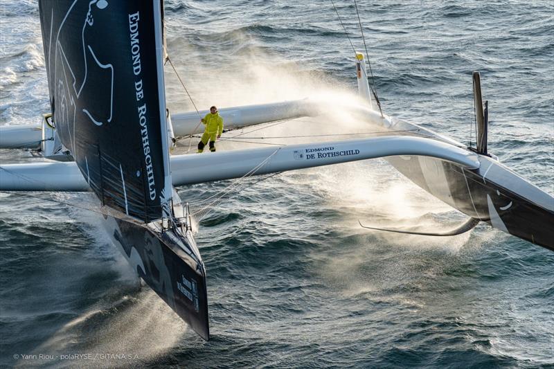 Charles Caudrelier - Maxi Edmond de Rothschild photo copyright Y.Riou / polaRYSE / GITANA SA taken at  and featuring the Trimaran class