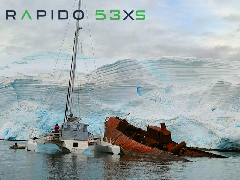Rapido 53XS, Picomole, in Antarctica, February 2026 photo copyright Picomole taken at  and featuring the Trimaran class