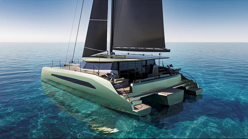VMG 53 trimaran - renderings - photo © VMG