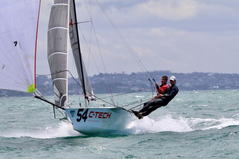 Multiple title winner Alex Vallings Co-Tech - 12ft Skiff Interdominion Championship - photo © NSW 12ft Sailing Skiff Association