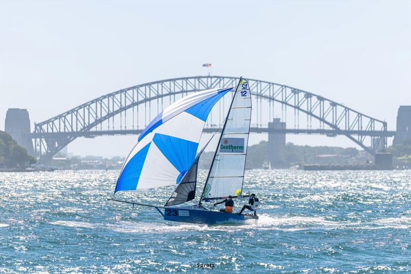 Geotherm is in the mix for a podium place - 2026 Tri Search 12ft Skiff Interdominion Championship - photo © @sprottmedia