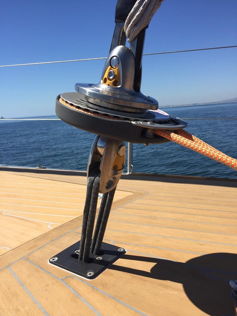 Karver KF Staysail Furler with purchase system - photo © Karver