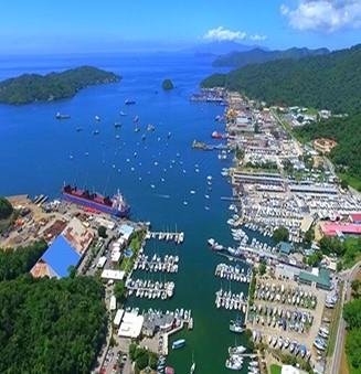 View of Chaguaramas Bay photo copyright vistiTrinidad taken at  and featuring the  class