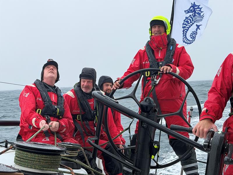 'A big sense of completion', Johnny Vincent at the helm of his Volvo 70 Pace - photo © Anthony Haines