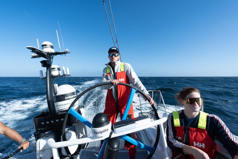 Team JAJO with at the helm skipper Jelmer van Beek and Joy Fitzgerald a the right photo copyright Brend Schuil / Team JAJO taken at  and featuring the Volvo One-Design class