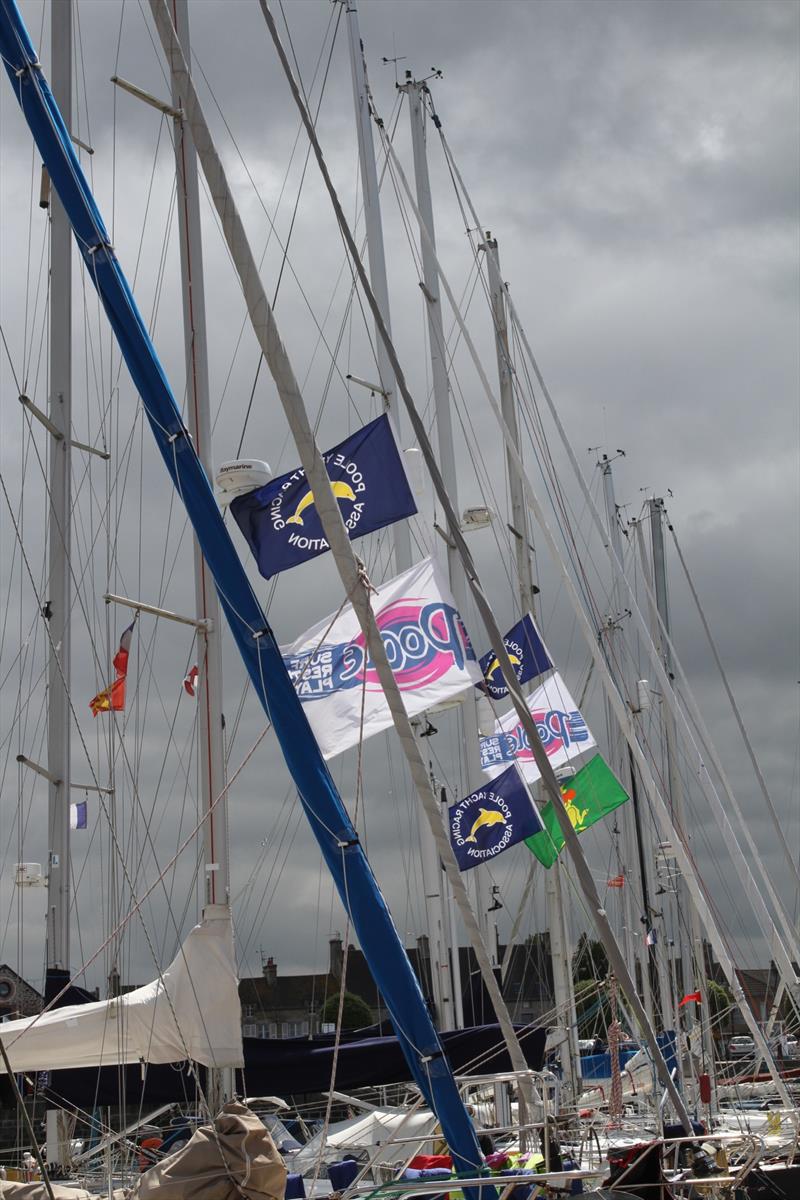 Poole PYRA fleet at berth photo copyright Graham Davies taken at Poole Yacht Racing Association and featuring the VPRS class