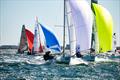 Fleet at full tilt during the VX One Winter Nationals 2025 at the Royal Queensland Yacht Squadron © Andrew Snell / @SailorGirlHQ