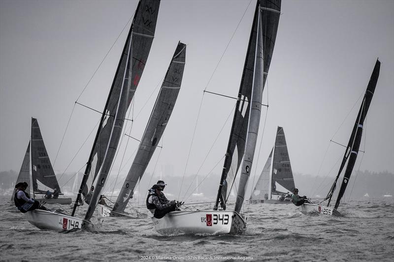 VX One racing on Biscayne Bay as the Bacardi Invitational Regatta fleet joins the 97th Bacardi Cup - photo © Martina Orsini