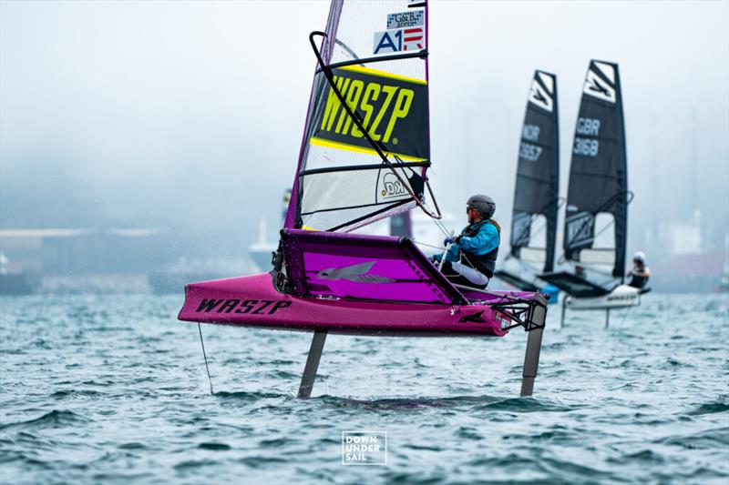2025 WASZP Pre-Games photo copyright Down Under Sail taken at Weymouth & Portland National Sailing Academy and featuring the WASZP class