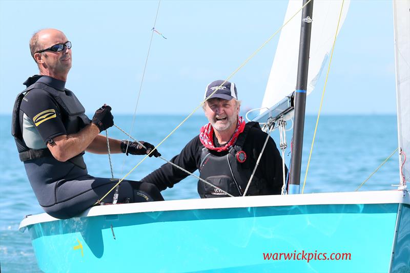 Michael McNamara & Simon Townsend win the Wayfarer Southern Championship at Shoreham photo copyright Warwick Baker / www.warwickpics.com taken at Shoreham Sailing Club and featuring the Wayfarer class