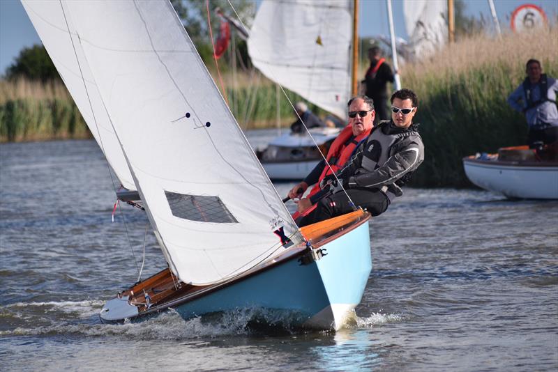 Wayfarer 297, Paul Wren & Jordan Rumsby, during the 61st Yachtmaster Insurance Three Rivers Race photo copyright Holly Hancock taken at Horning Sailing Club and featuring the Wayfarer class
