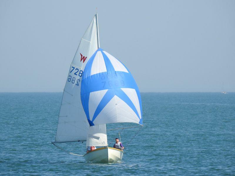 Mark and Phil Finch take 3rd in the Puffin Island Race - Menai Straits Regatta 2022 photo copyright Ian Bradley taken at  and featuring the Wayfarer class