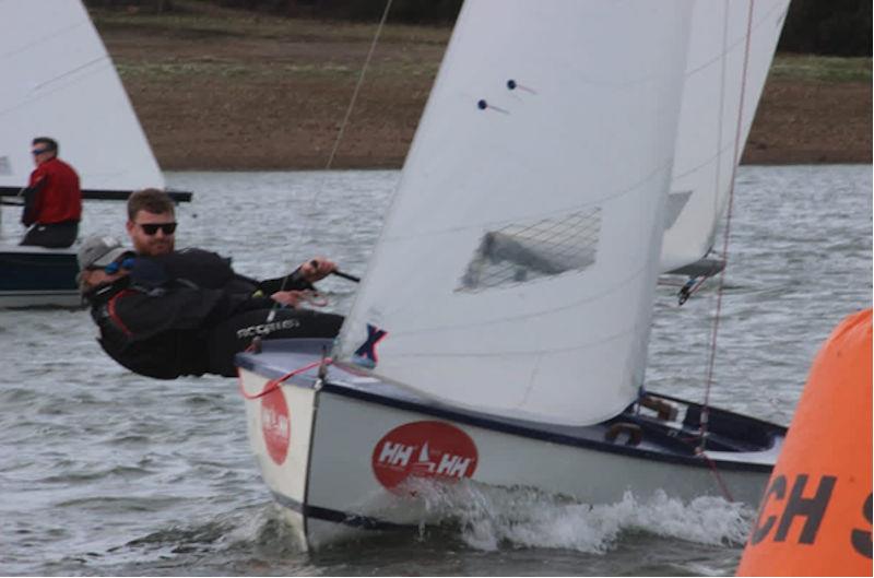 Craftinsure UK Wayfarer National Circuit Finale at Bough Beech - Elliot and Sophie close in on the windward mark - photo © Sarah Seddon