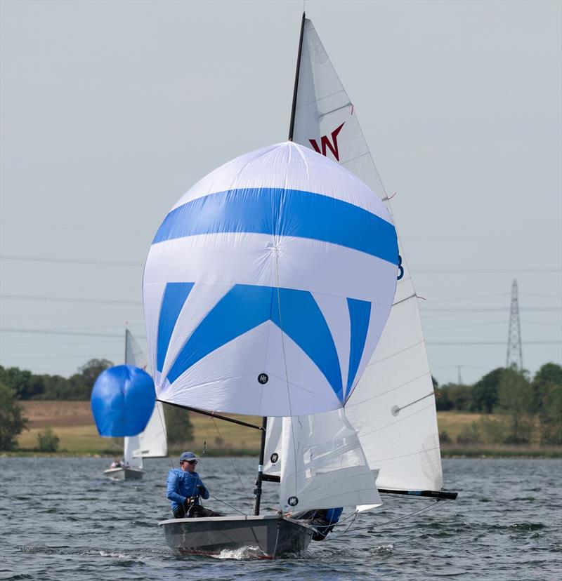 Andrew Wilson and Sam Pygall finish third overall in the Wayfarer Nationals at Grafham Water - photo © Paul Sanwell / OPP