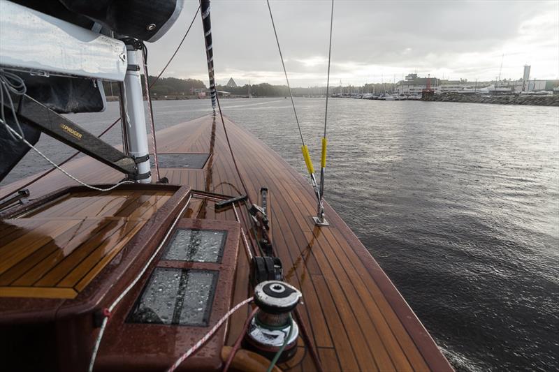 The deck on Swiss Performance Yachts stunning 10-metre sailing yacht photo copyright Kristjan-Jaak Tammsaar taken at  and featuring the  class