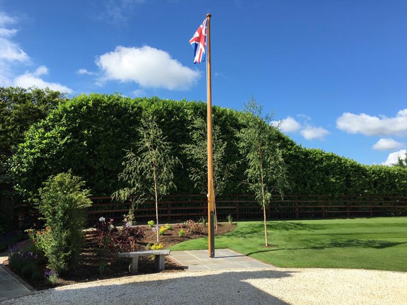 The Wooden Flagpole Company constructs using West System epoxy - photo © West System International