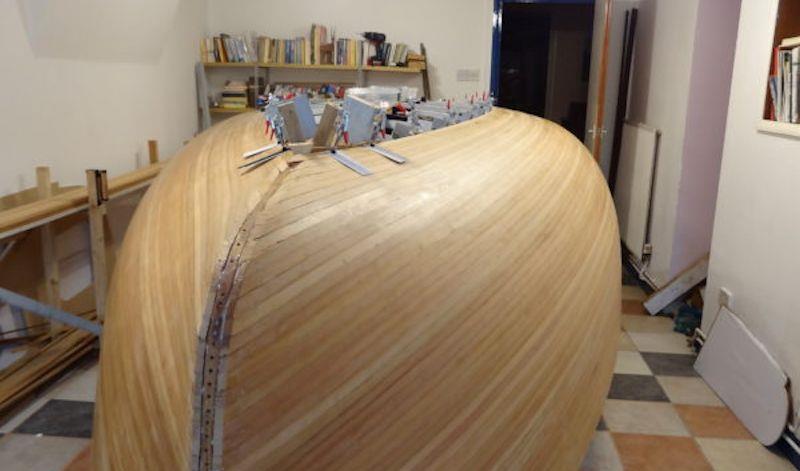 Building a Stornoway 16 wooden dinghy using West System epoxy resin photo copyright Steve Goodchild taken at  and featuring the  class