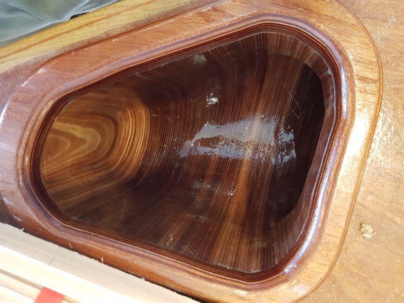 Building a Stornoway 16 wooden dinghy using West System epoxy resin - photo © Steve Goodchild