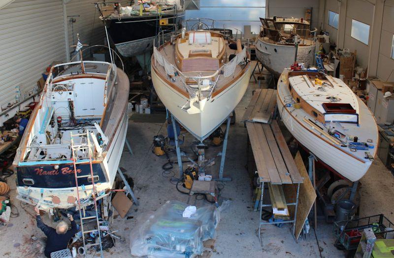 Repairs and renovations at Suffolk Yacht Harbour all benefit from West System epoxy resin photo copyright Epoxycraft taken at  and featuring the  class
